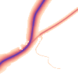 Daytime road noise heatmap for OX9 3RP