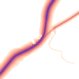 Daytime road noise heatmap for OX9 3RY