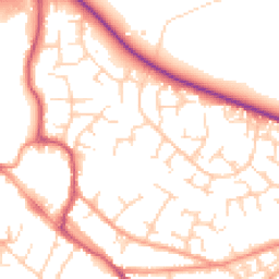 Daytime road noise heatmap for OX9 3TF