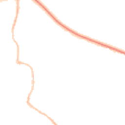 Night-time road noise heatmap for OX9 3TF