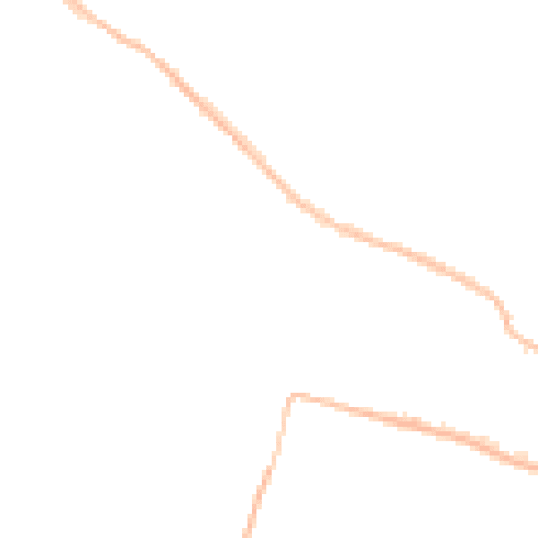Night-time road noise heatmap for OX9 3UA