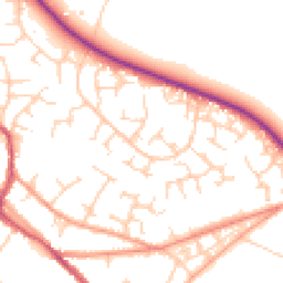 Daytime road noise heatmap for OX9 3XR