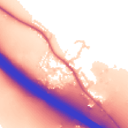 Daytime road noise heatmap for OX9 7AB