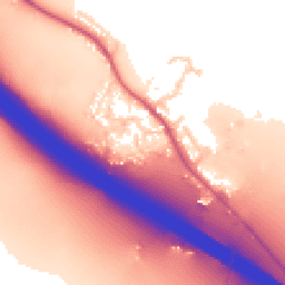 Daytime road noise heatmap for OX9 7AJ