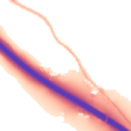 Night-time road noise heatmap for OX9 7AJ