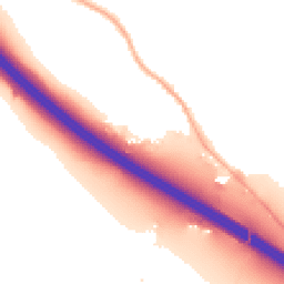 Night-time road noise heatmap for OX9 7AL