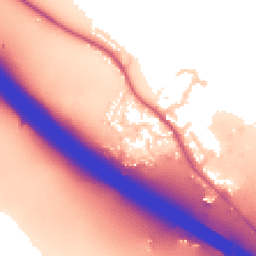 Daytime road noise heatmap for OX9 7AP