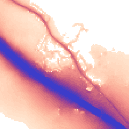 Daytime road noise heatmap for OX9 7AQ