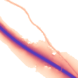 Night-time road noise heatmap for OX9 7AQ