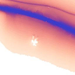 Daytime road noise heatmap for OX9 7BE
