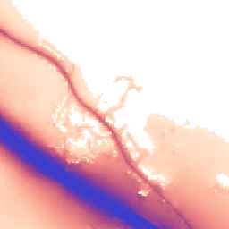 Daytime road noise heatmap for OX9 7BW