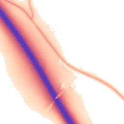 Night-time road noise heatmap for OX9 7DL