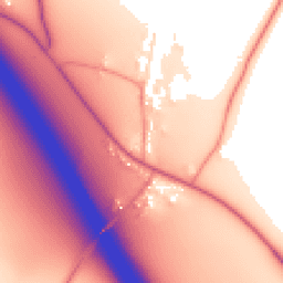 Daytime road noise heatmap for OX9 7DR