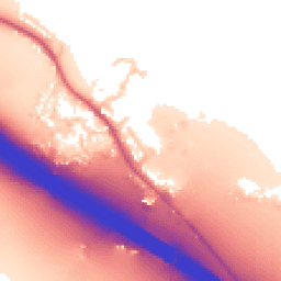 Daytime road noise heatmap for OX9 7DZ