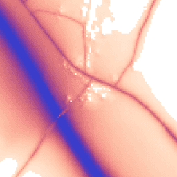 Daytime road noise heatmap for OX9 7EE