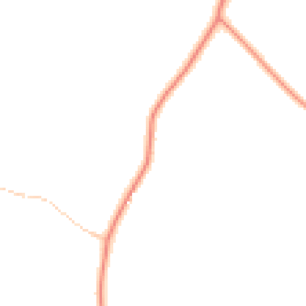 Daytime road noise heatmap for OX9 7ES