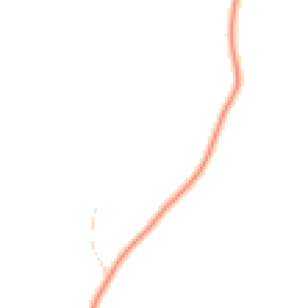 Daytime road noise heatmap for OX9 7HF