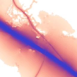 Daytime road noise heatmap for OX9 7JA