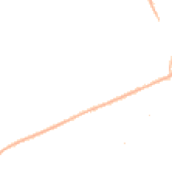 Night-time road noise heatmap for PE11 1LY