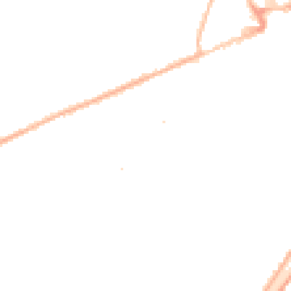 Night-time road noise heatmap for PE11 1XH