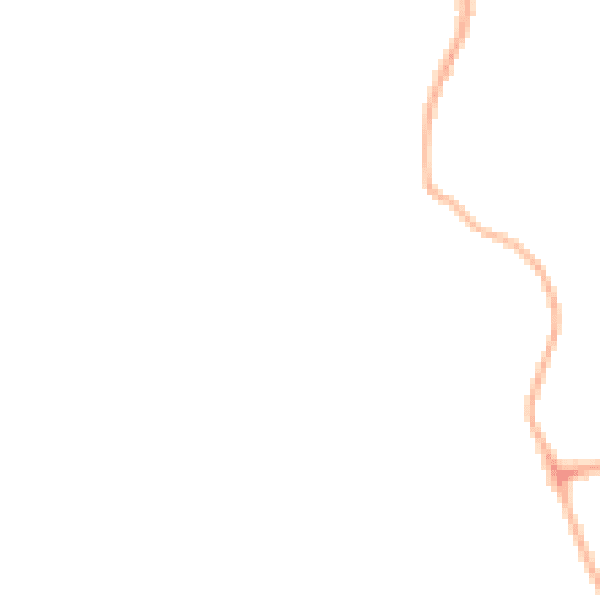 Night-time road noise heatmap for PE11 3RX