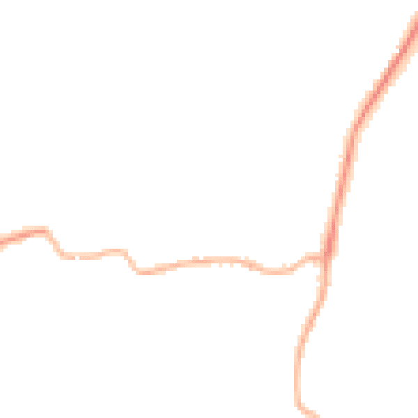 Night-time road noise heatmap for PE11 3XB