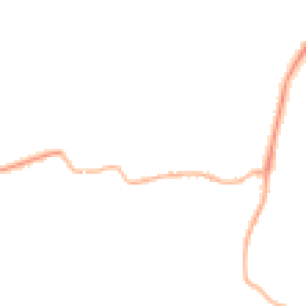 Night-time road noise heatmap for PE11 3XE