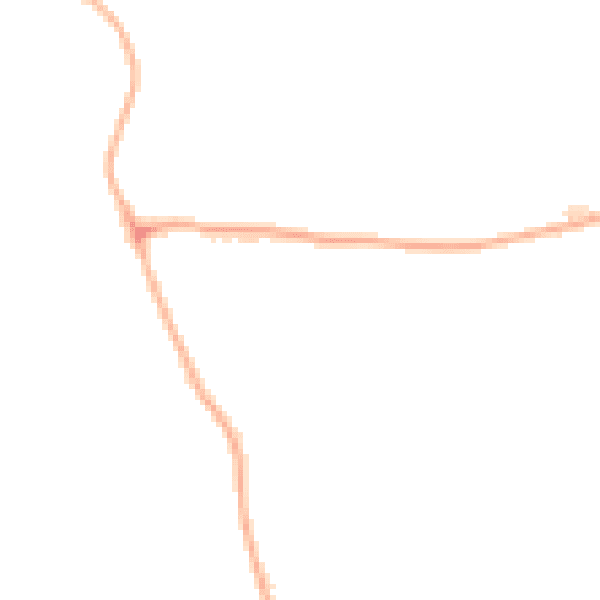 Night-time road noise heatmap for PE11 3YJ