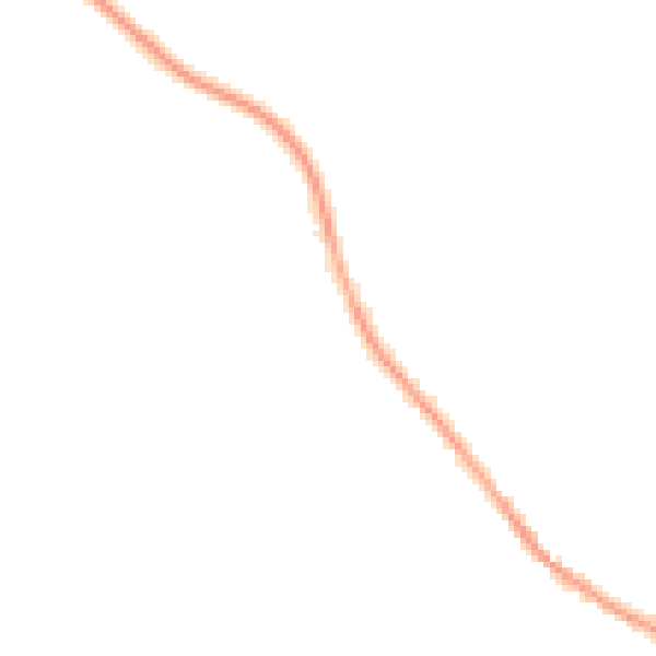 Night-time road noise heatmap for PE11 4LZ