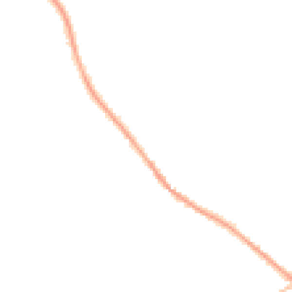 Night-time road noise heatmap for PE11 4NA