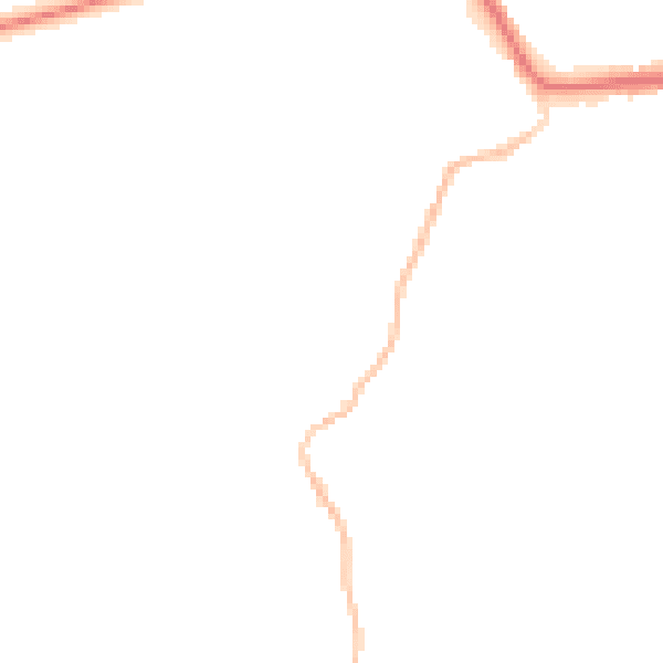 Night-time road noise heatmap for PE14 0AE