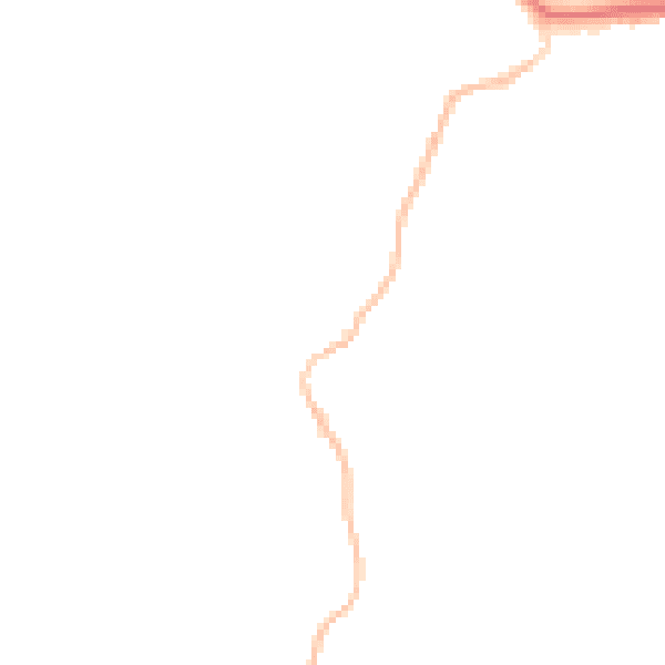 Night-time road noise heatmap for PE14 0AF