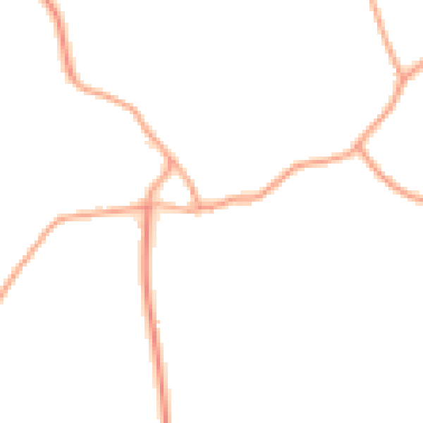 Daytime road noise heatmap for PE14 0AZ