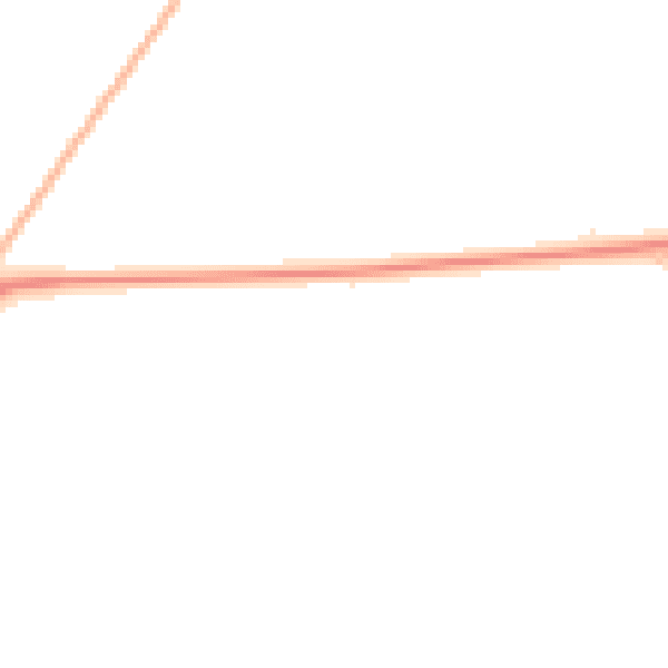 Night-time road noise heatmap for PE14 0EN