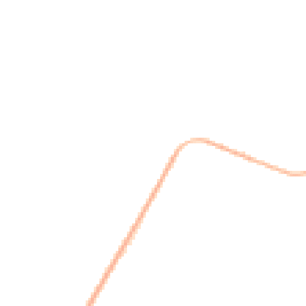 Night-time road noise heatmap for PE14 0NF