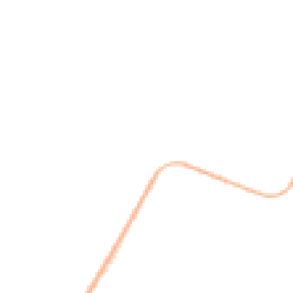 Night-time road noise heatmap for PE14 0NG