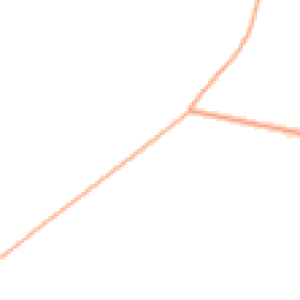Daytime road noise heatmap for PE14 0NR