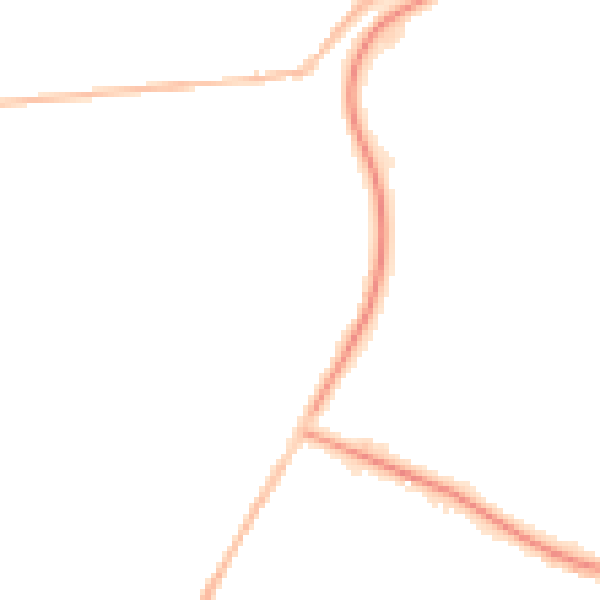 Night-time road noise heatmap for PE14 0SP