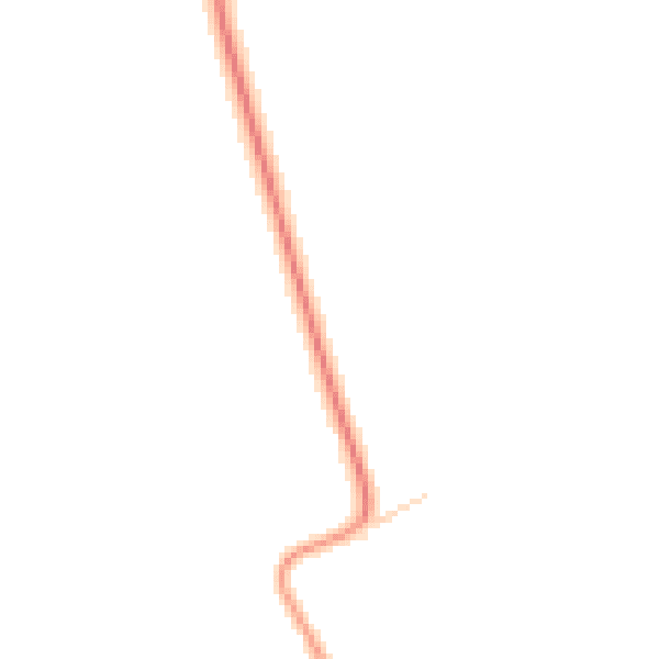 Daytime road noise heatmap for PE14 7DP