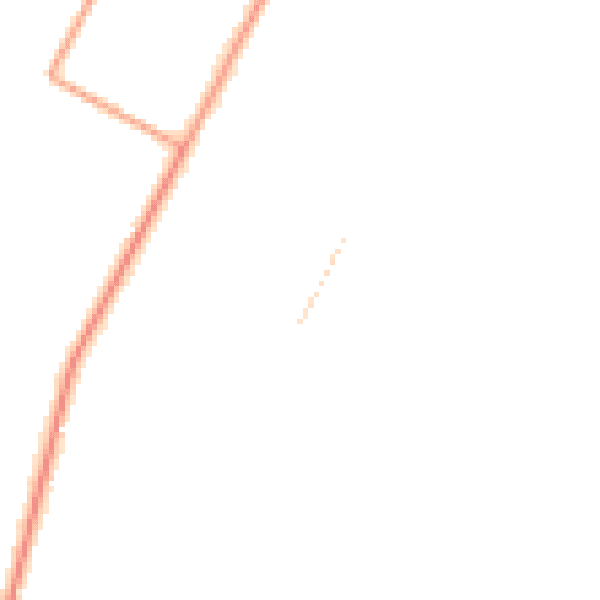 Daytime road noise heatmap for PE14 8ER