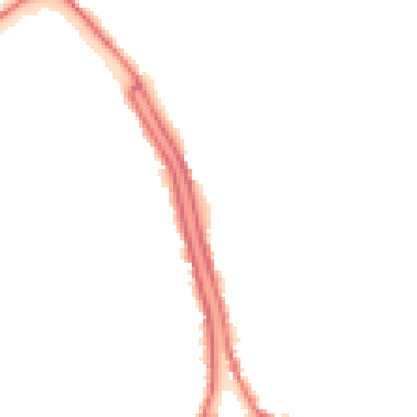 Night-time road noise heatmap for PE14 8QP