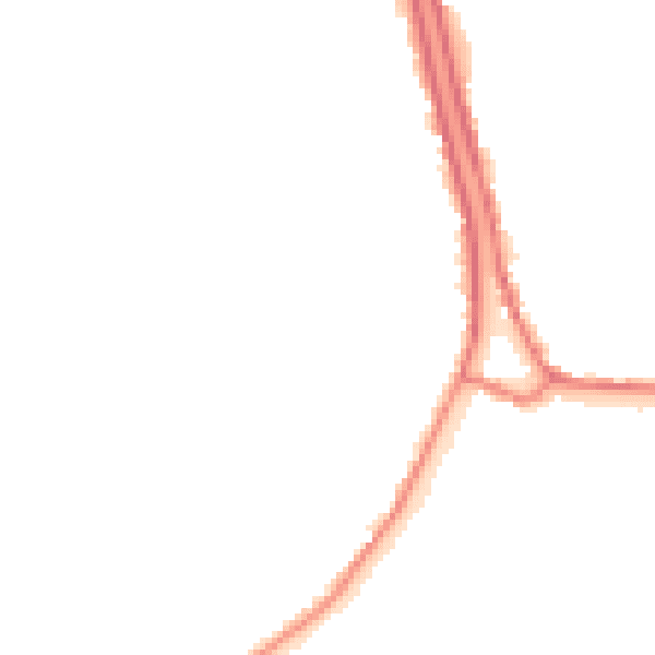 Night-time road noise heatmap for PE14 8RB