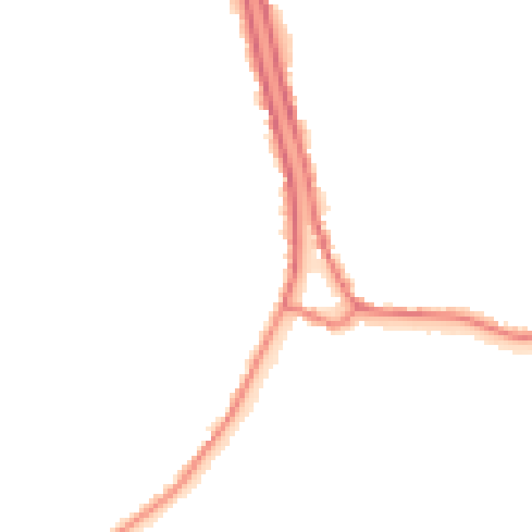 Night-time road noise heatmap for PE14 8TA