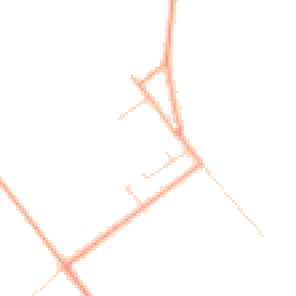 Daytime road noise heatmap for PE14 9EE