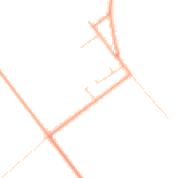 Daytime road noise heatmap for PE14 9PU