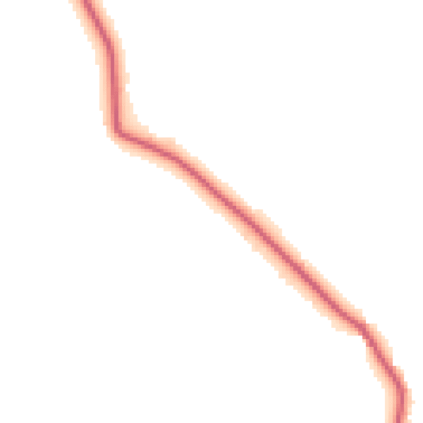 Daytime road noise heatmap for PE14 9QA