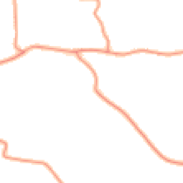 Daytime road noise heatmap for PE20 1AE