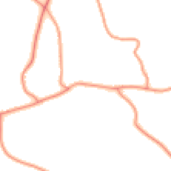Daytime road noise heatmap for PE20 1AH