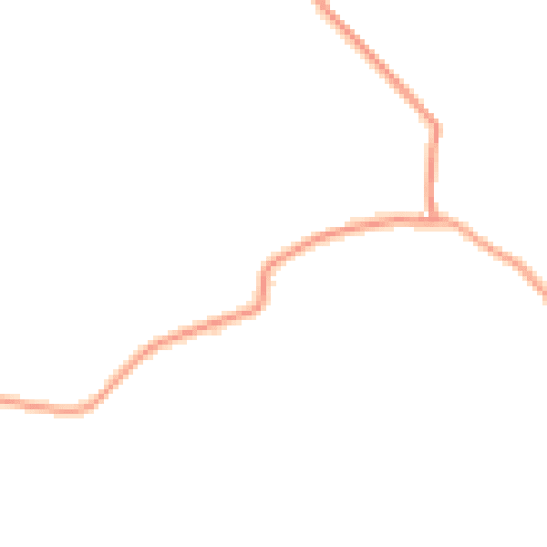 Daytime road noise heatmap for PE20 1AY