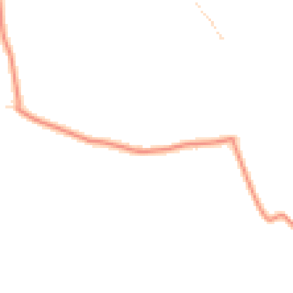 Daytime road noise heatmap for PE20 1BE